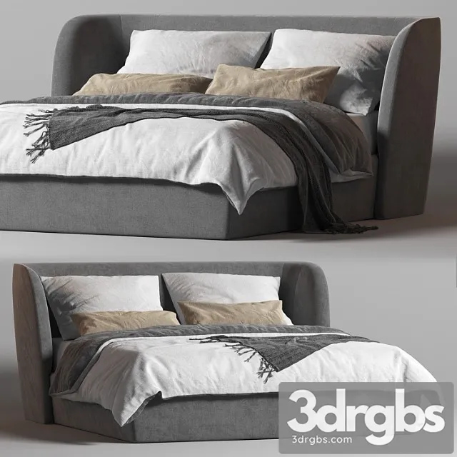 Rolf benz 1400 tondo fabric double bed
