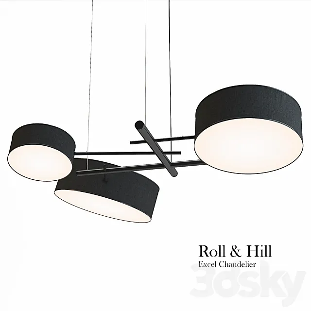 Roll & Hill – Excel Chandelier 3DSMax File