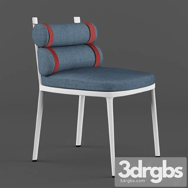 Roll kettal dining chair 2 3dsmax Download