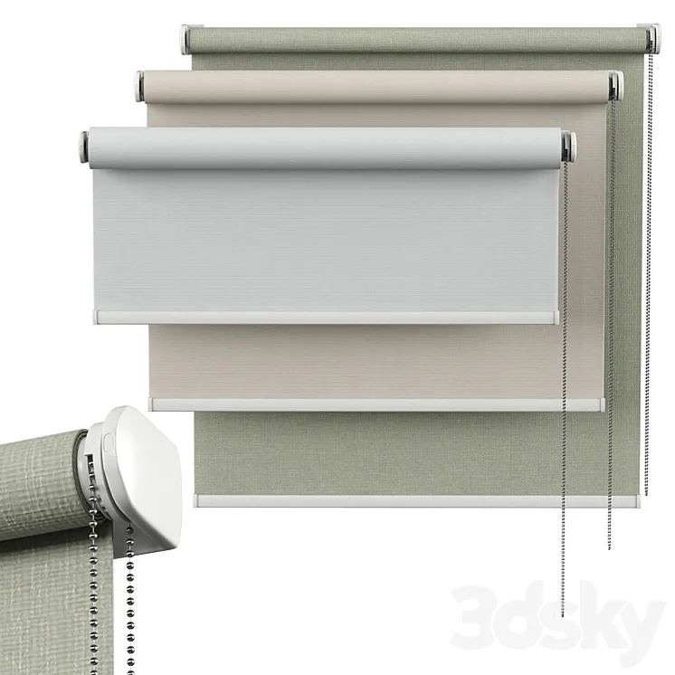Roller Blind 05 | English Blinds | Gala 3DS Max