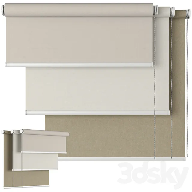 Roller Blind 06 | English Blinds | Sweet dreams 3ds Max