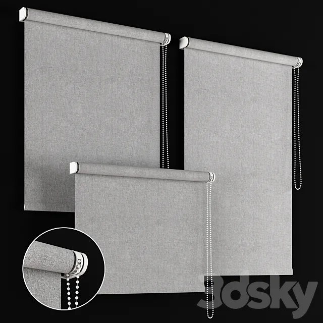 Roller blind 1 3DS Max Model