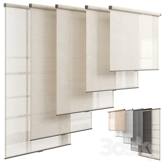 Roller blinds 27_ roller blinds 3ds Max