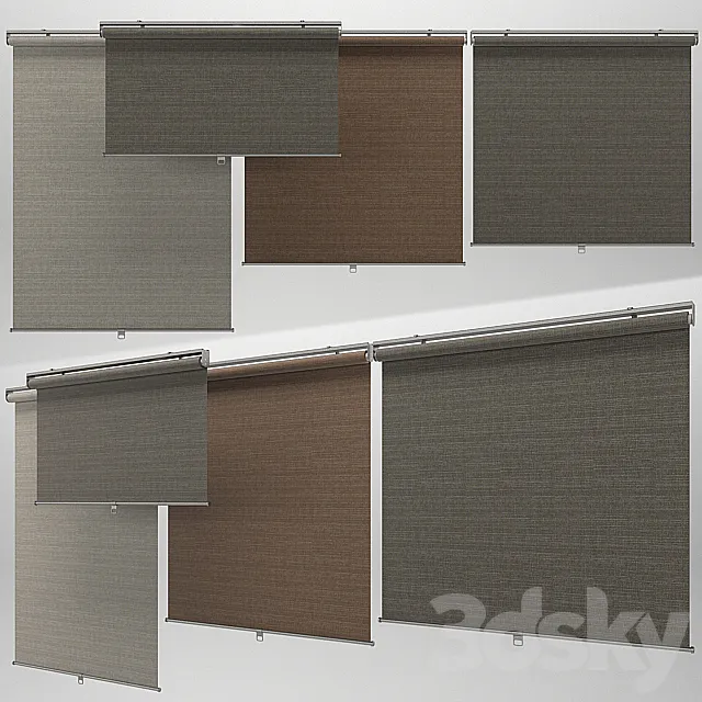 Roller blinds IKEA 3DSMax File
