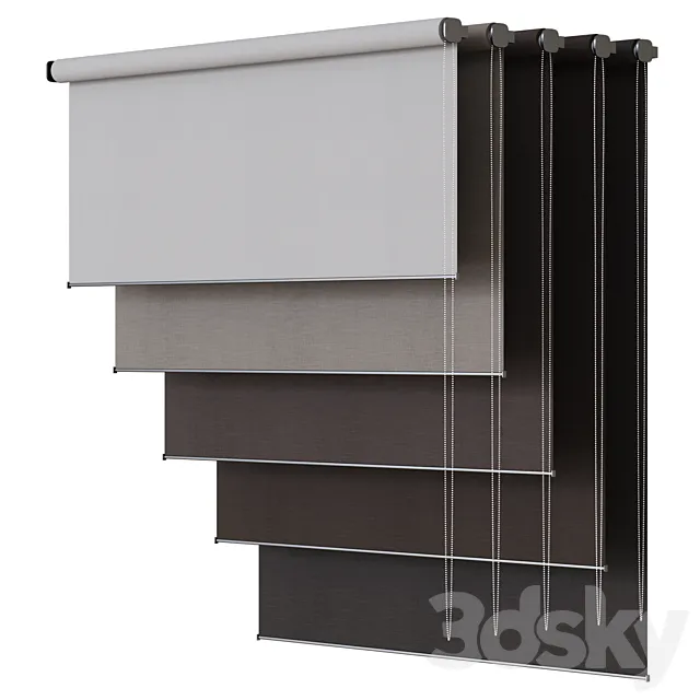 Roller blinds | Kit 3ds Max
