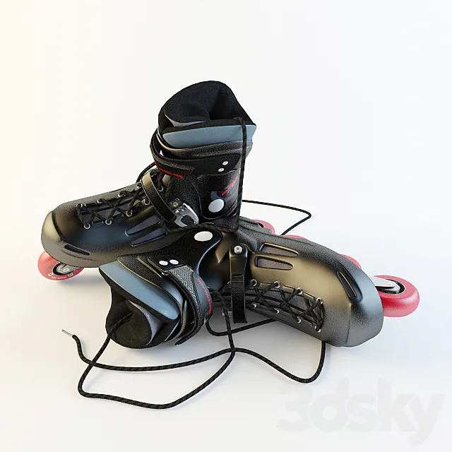 RollerBlade 3DS Max Model