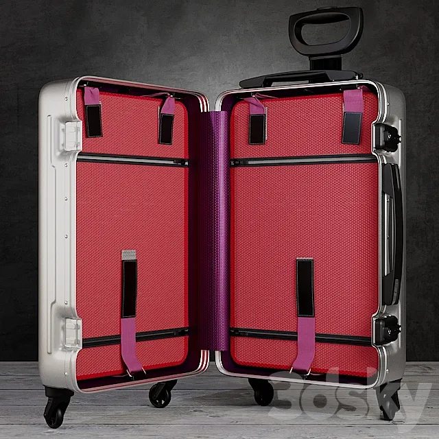 Rolling Luggage 3DSMax File