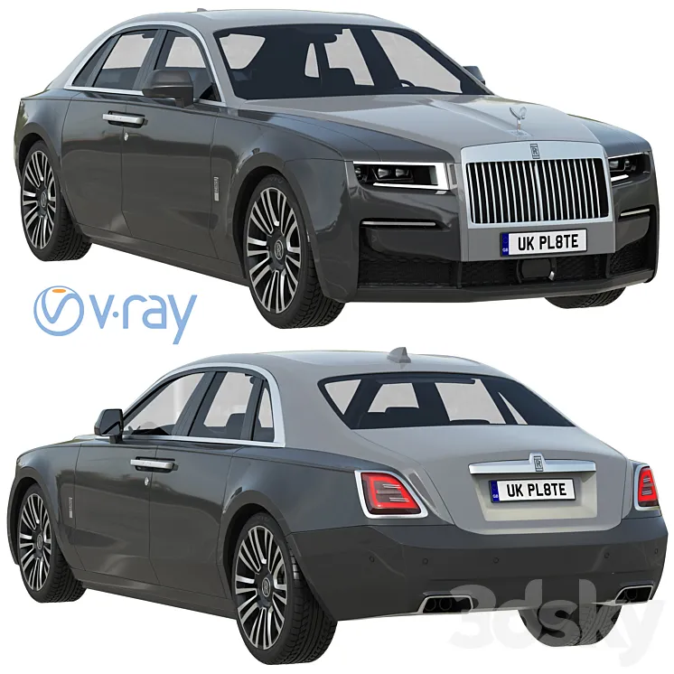 Rolls-Royce Ghost 3DS Max