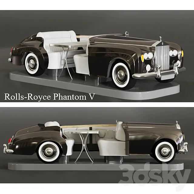 Rolls-Royce Phantom V 3DS Max Model