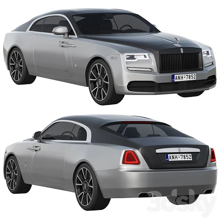 Rolls-Royce Wraith 3DS Max