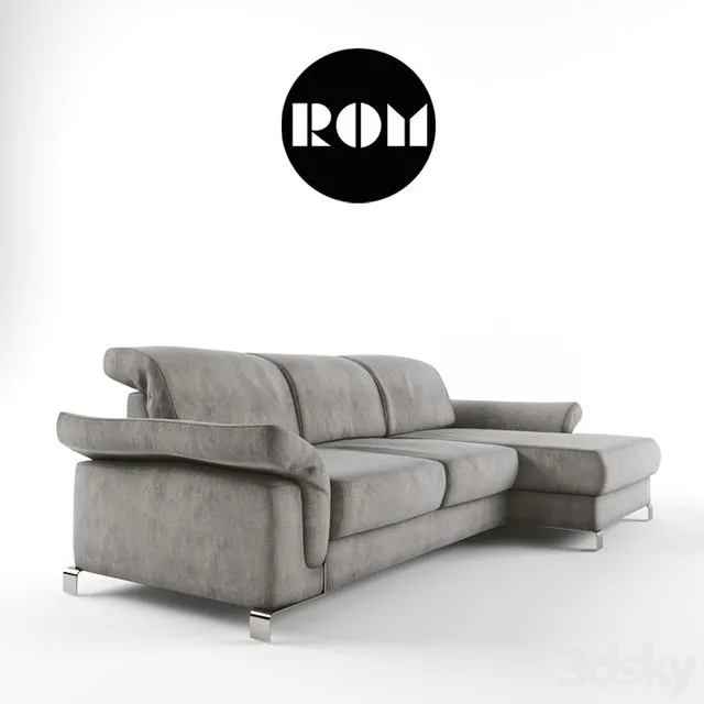 ROM gray 3dsMax Model