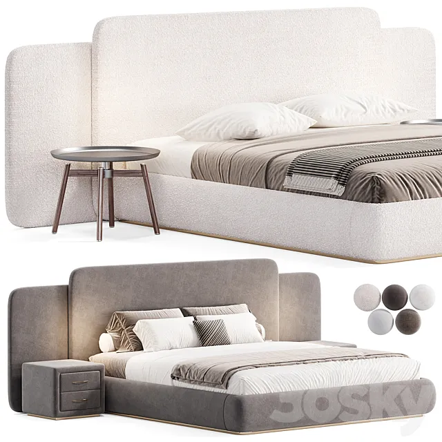 Roma bed by Turri Italia 3dsMax Model