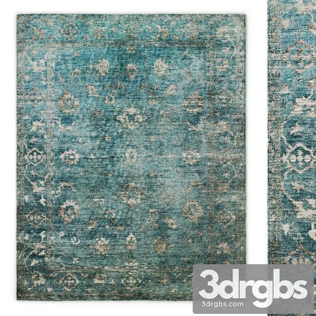 Roma hand-knotted rug rh 3dsmax Download