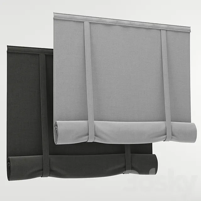 Roman blind 41 3ds Max