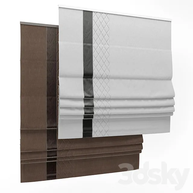 Roman Blind 60 3ds Max