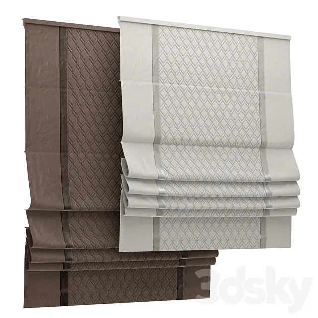 Roman blind 86 3ds Max