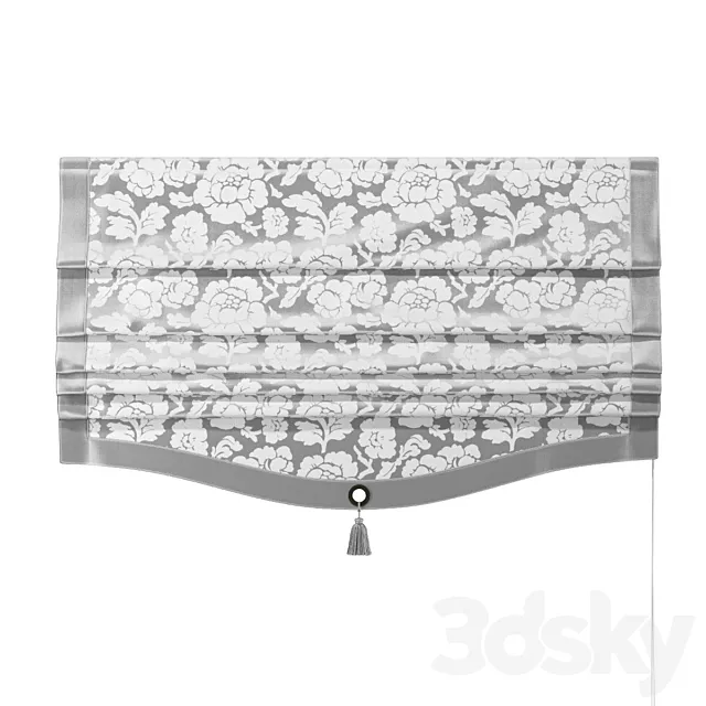 Roman blind AKALIA 02 3ds Max