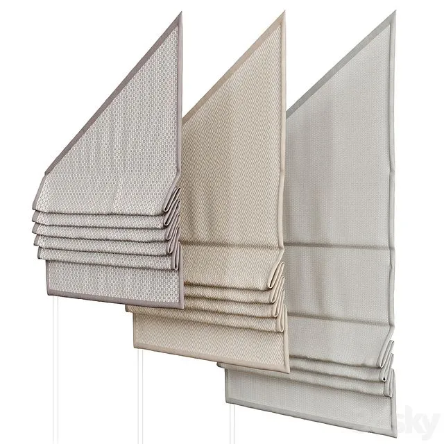 Roman Blind For Skylight 2 3dsMax Model