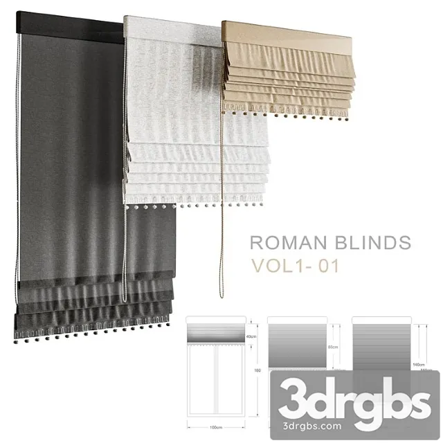 Roman Blinds Vol1 01 3dsmax Download
