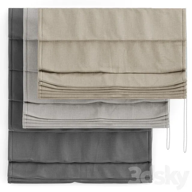 Roman Curtain 3dsMax Model