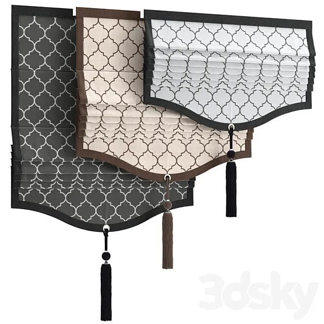 Roman curtain 72 part 2 3ds Max