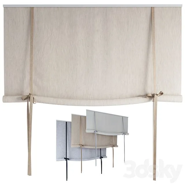 Roman Curtains 194 3dsMax Model