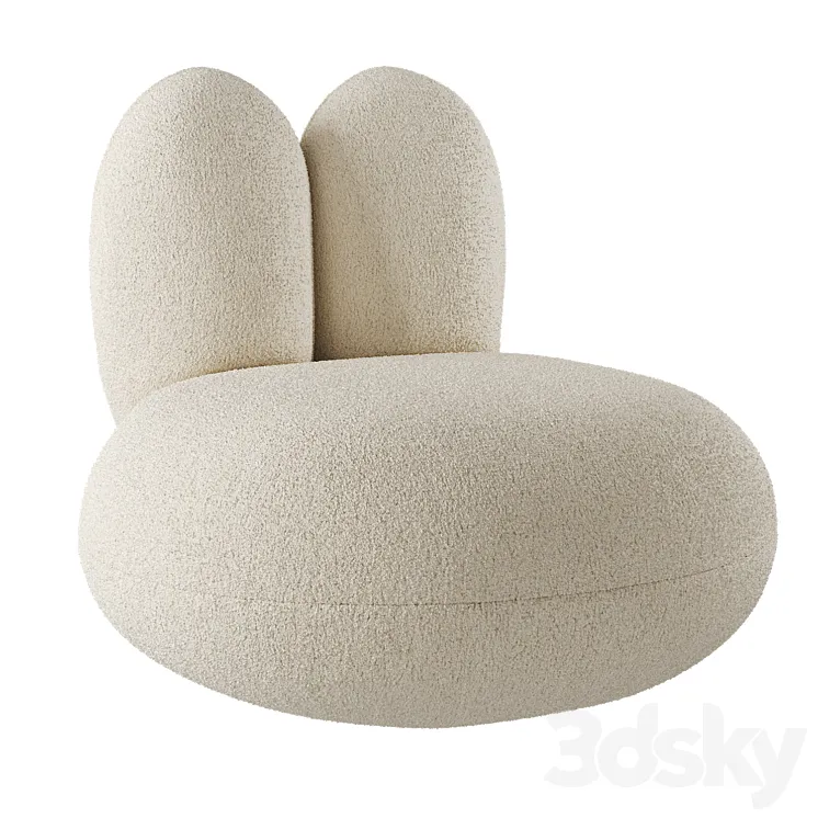 Roman Plyus Bunny chair 3DS Max Model