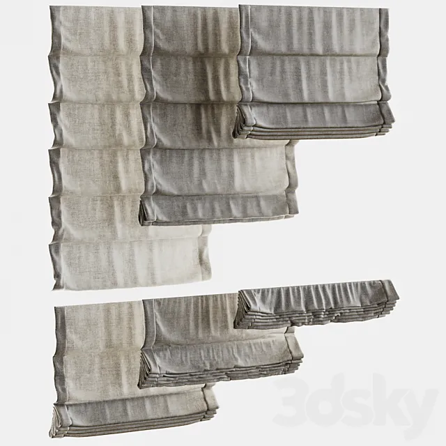 ROMAN_BLINDS_01 3ds Max