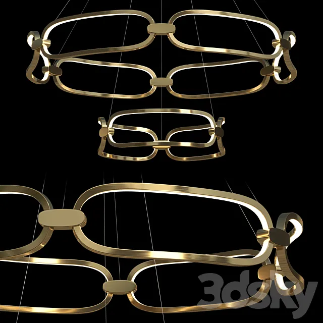 Romatti nimfa chandelier 3ds Max