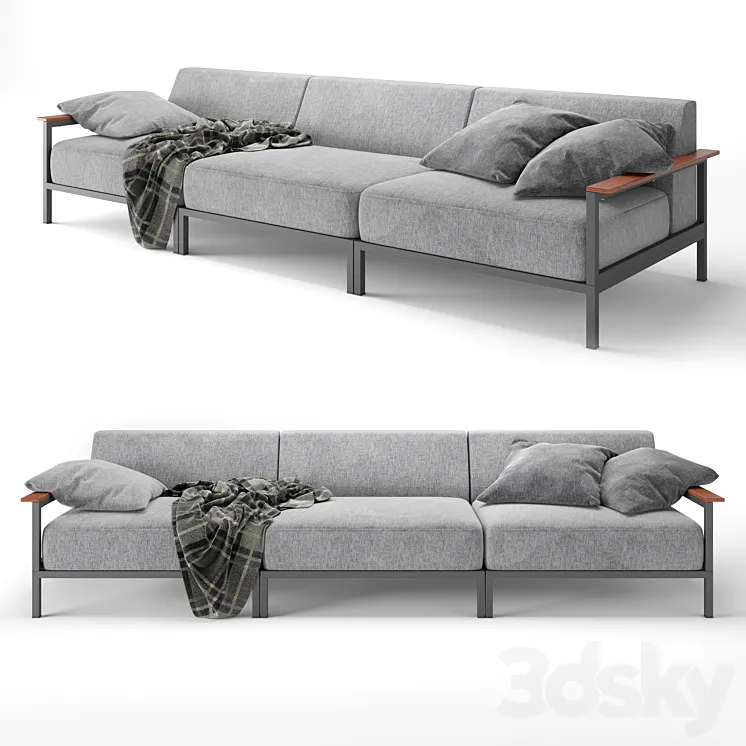Rome outdoor sofa 3DS Max Model