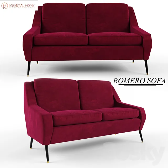 Romero sofa 3DSMax File