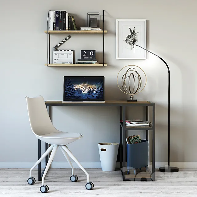 Romero workplace 3ds Max