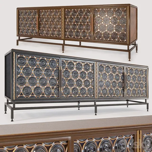 RONDELLE CREDENZA by John Pomp 3dsMax Model