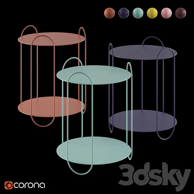 Rondo | Coffee table 3ds Max