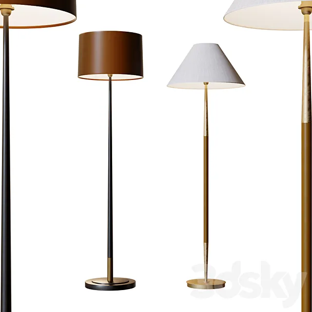 RONNI & VELETTO floor lamp 3ds Max
