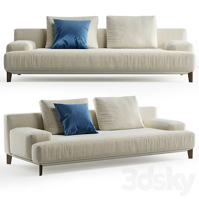Ronny Alberta Sofa 2 Seater 3ds Max