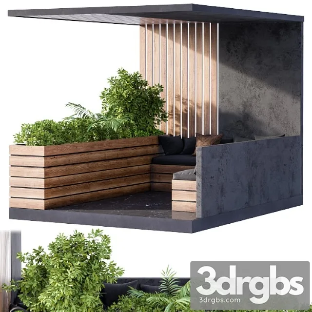 Roof Garden and Balcony Furniture 3dsmax Download