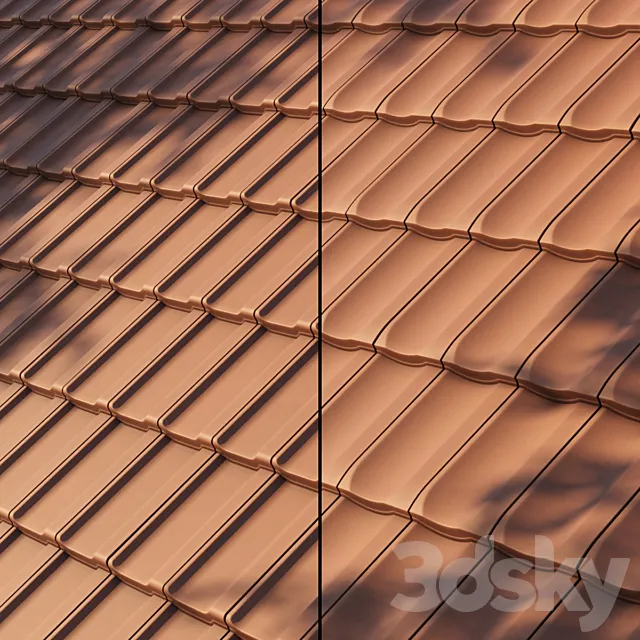 Roof Tiles 3ds Max