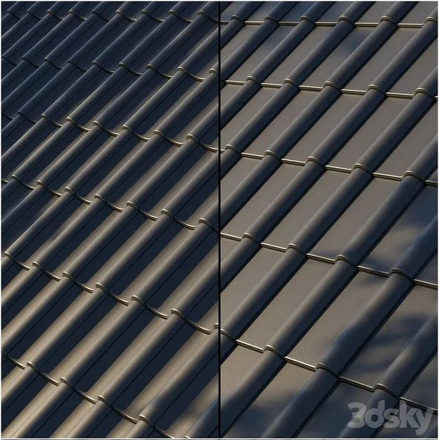 Roof Tiles 3dsMax Model