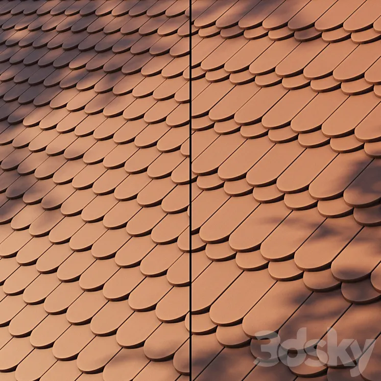 Roof Tiles 3DS Max Model