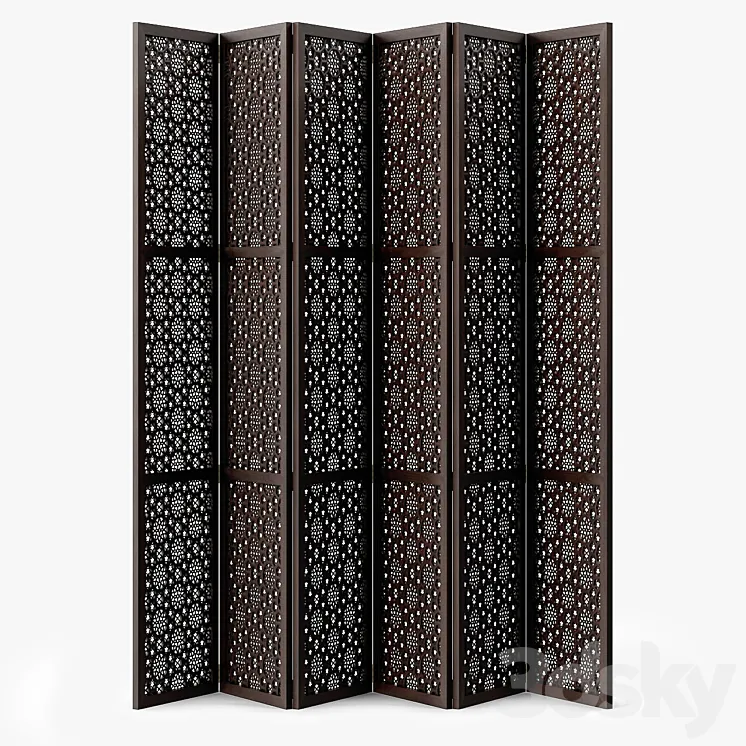 Room Divider Carving 3DS Max
