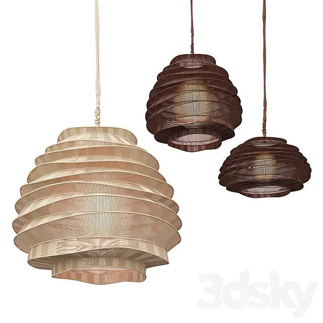 Roost Bamboo Cloud Chandeliers 3DSMax File