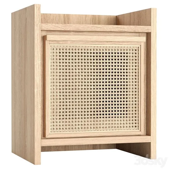 Roots Side Table European Oak 3dsMax Model