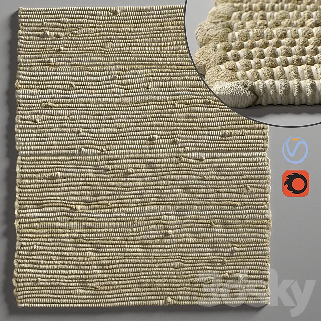 Rope carpet 3ds Max