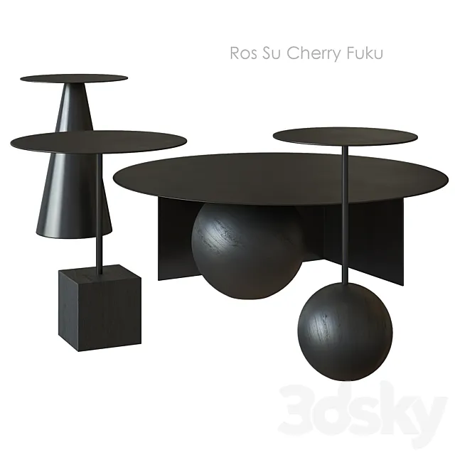 Ros Su Cherry Fuku SALAK coffee table 3DSMax File
