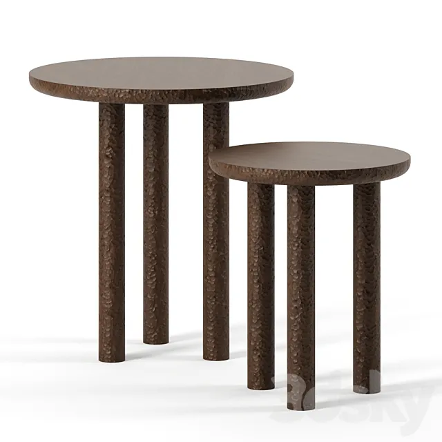 Rosae side tables by COLLECTION PARTICULIERE 3DS Max Model