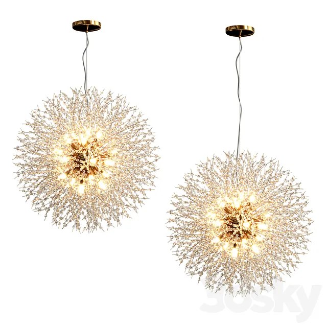 Rosalia lamps 3ds Max