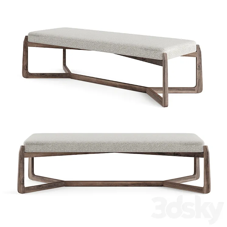 Roscoe Bench 3DS Max