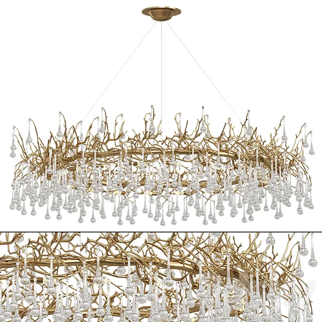Rose chandelier by Lampatron 3ds Max