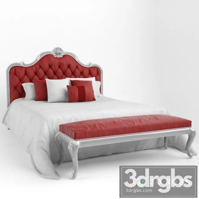 Rose Classic Bed 3dsmax Download